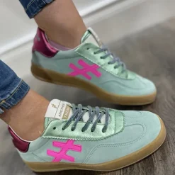 Another Trend Iconic II Multi Mint sko^Dame Sneakers|Sko