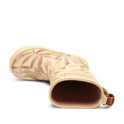 Bisgaard Beige Leaves gummistøvle^Børn Pige|Udsalg