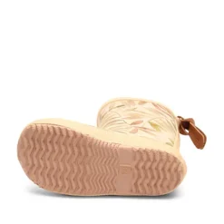Bisgaard Beige Leaves gummistøvle^Børn Pige|Udsalg