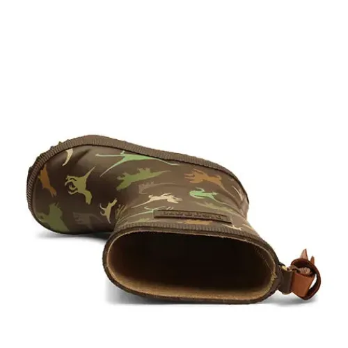 Bisgaard Brown Dino gummistøvle^Børn Dreng|Pige