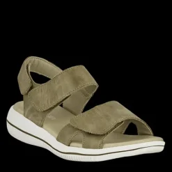 Green Comfort Leaf Lucy sandal^Dame Sandaler