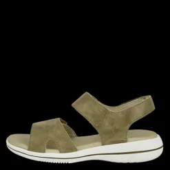 Green Comfort Leaf Lucy sandal^Dame Sandaler