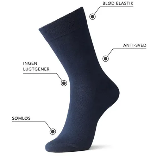 Iqsox IQ SOX Premium Bambusstrømper 3-pak^ Strømper