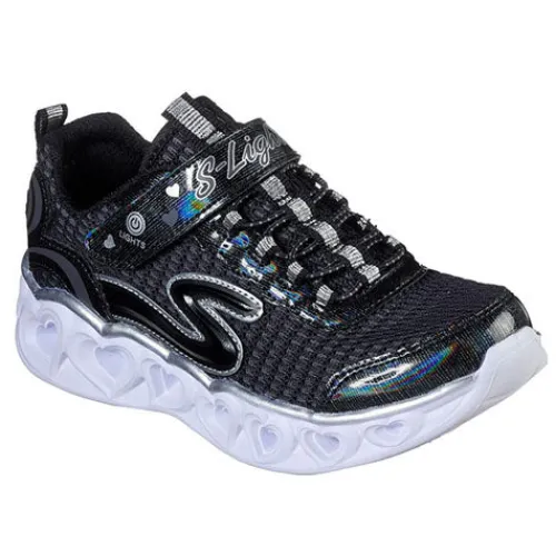 Skechers HeartLights Flashy Flash sko^Børn Pige|Udsalg