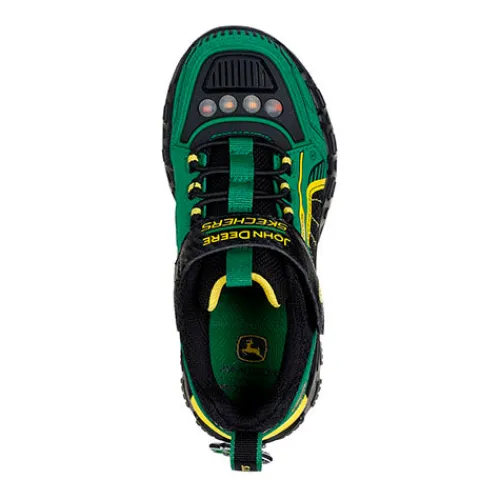 Skechers John Deere S Lights sko^Børn Dreng|Pige