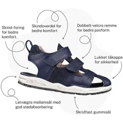 Viking Oscar sandal^Børn Dreng|Pige