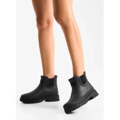 Woden gummistøvle med foer^Dame Udsalg|Gummistøvler